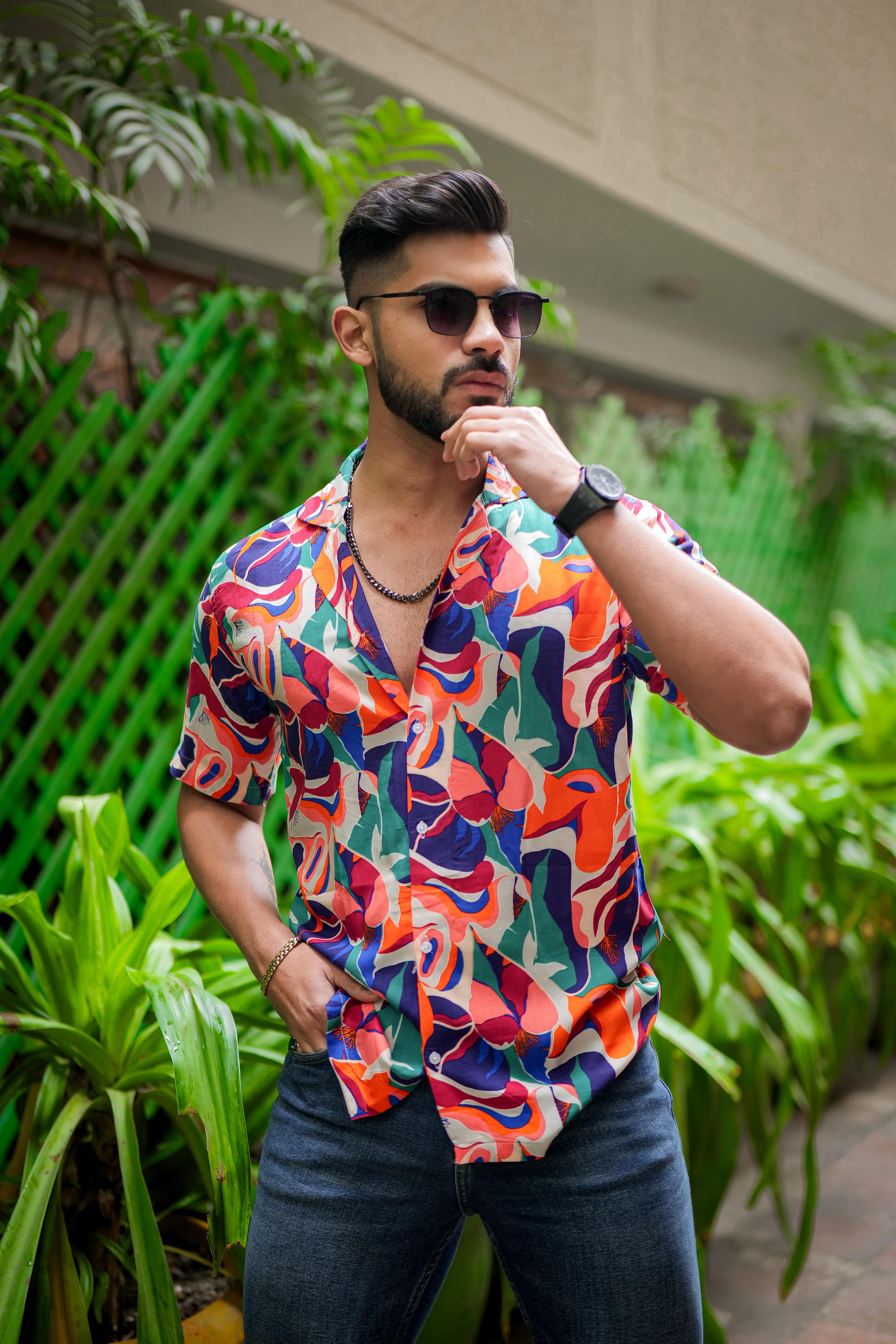 Buy online Round Neck Chest Print T-shirt from top wear for Men by Relane  for ₹329 at 67% off | 2024 Limeroad.com